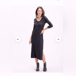 #113 NWT Threads For Thought Long Sleeve Ribbed Maxi Size Large